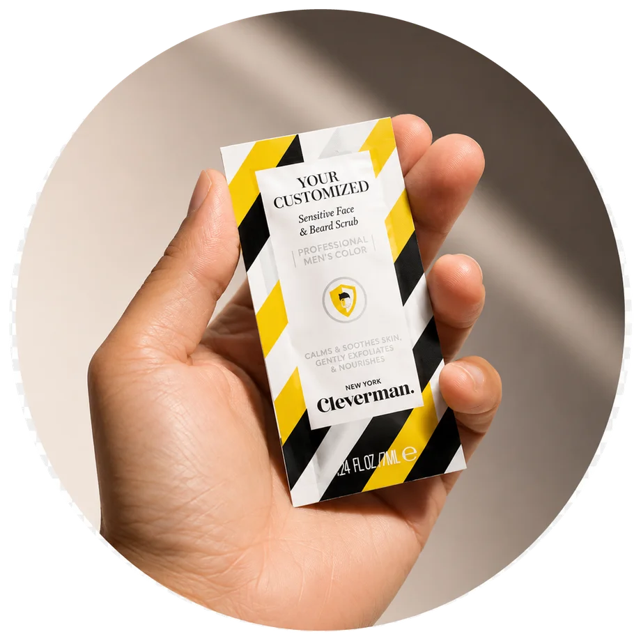 Cleverman Customized Sensitive Face & Beard Scrub