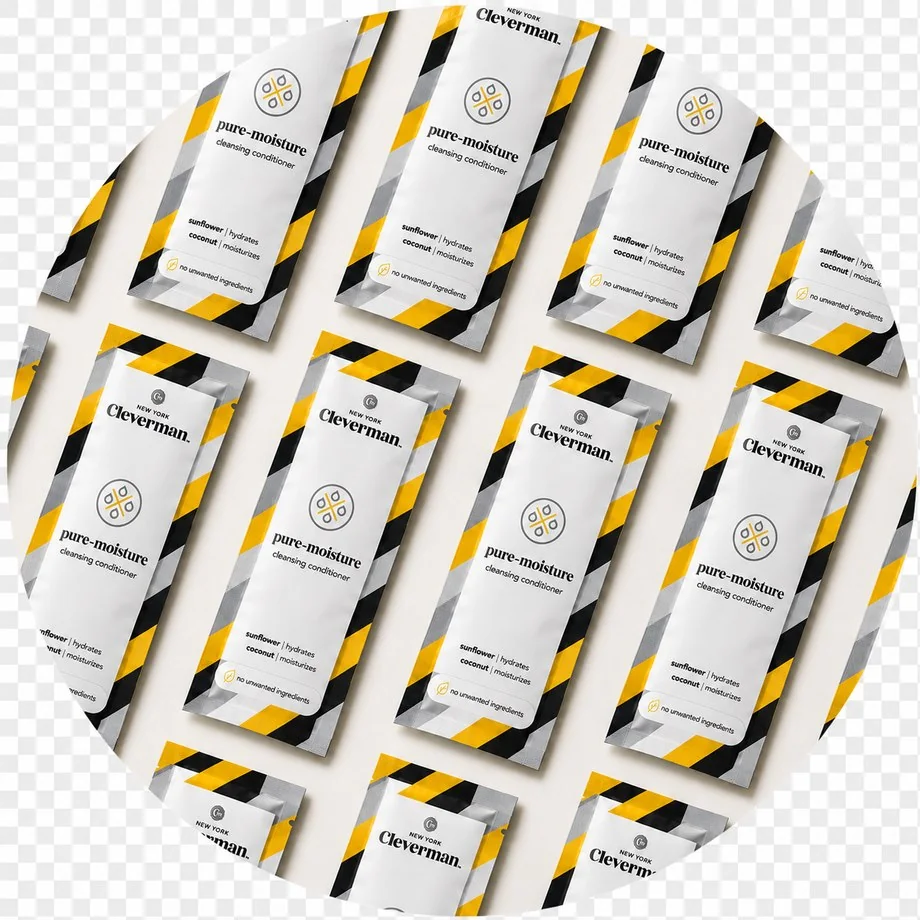 Cleverman Pure-Moisture Cleansing Conditioner sachets